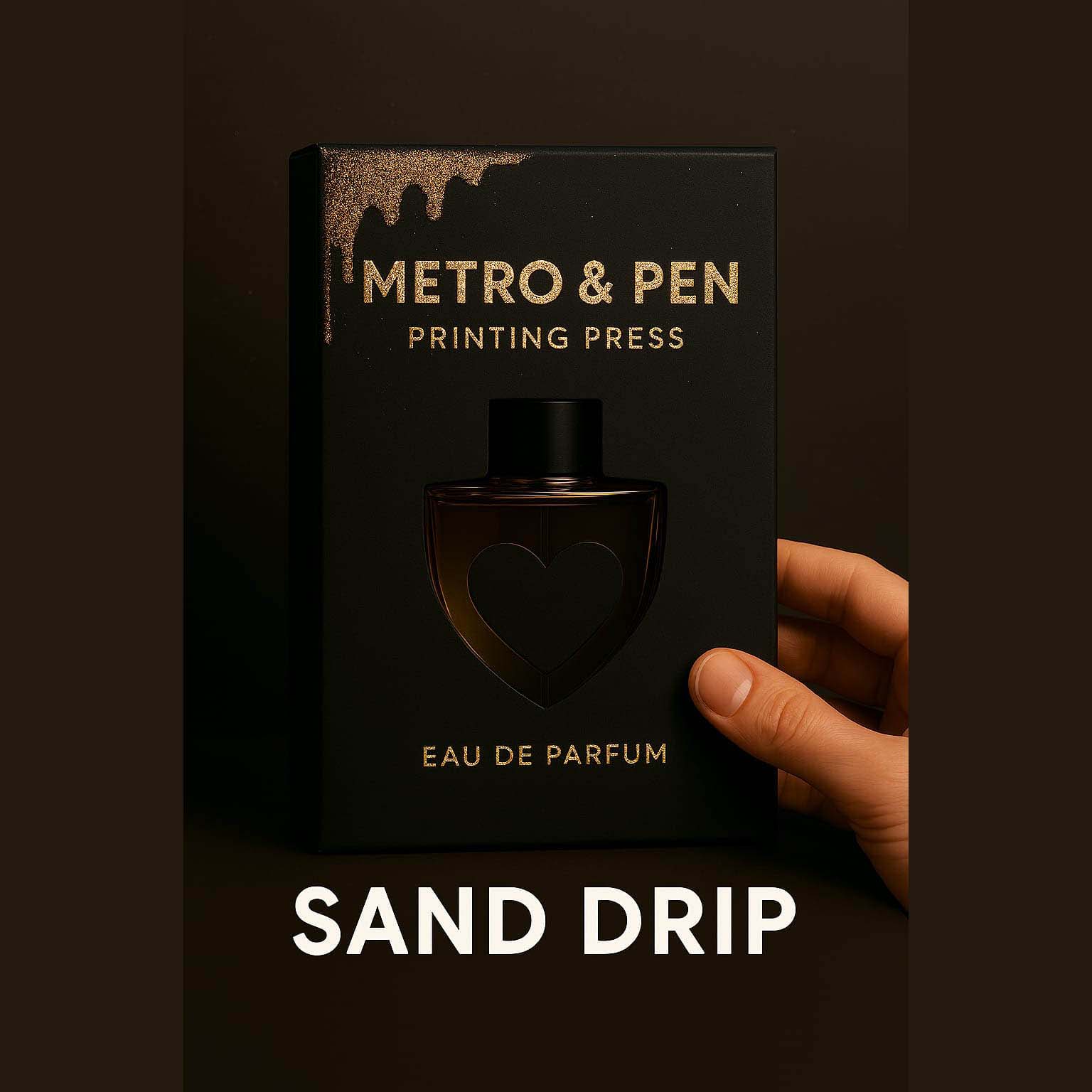 Sand Drip texture UAE - specialty tactile print finish